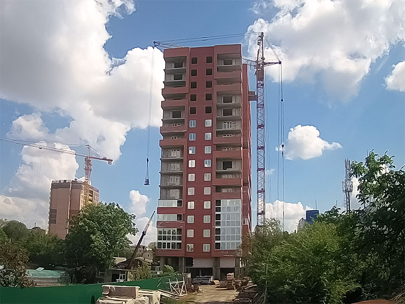 Новости проекта: ТеслаДом – уже на 16-м этаже, дело близится к концу!